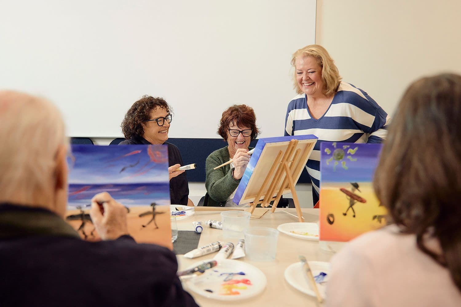Art Class at The Hub Room in Coastline Bank Kempsey